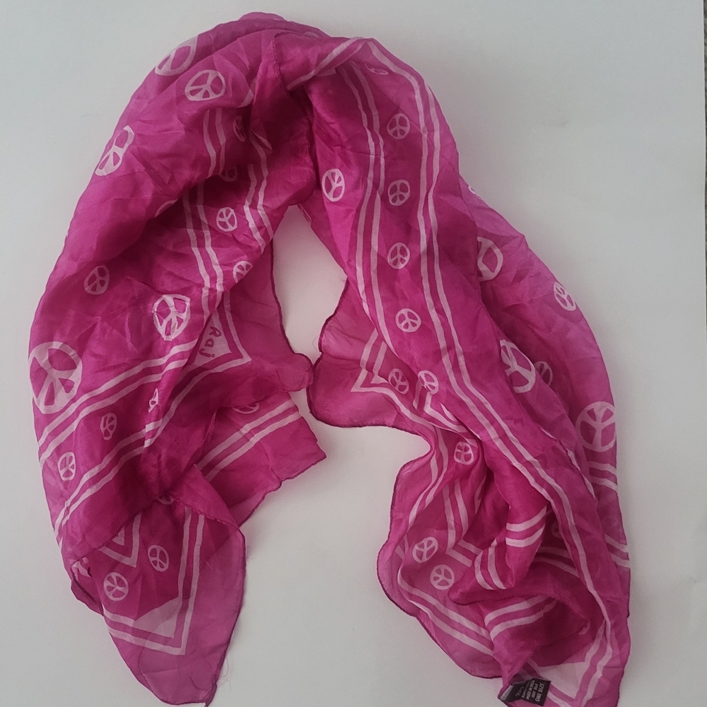 Sheer 100% Silk Scarf
